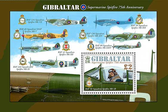 75 Jahrestag der die Supermarine Spitfire