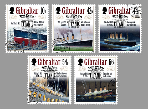 Titanic Centenary CTO Set
