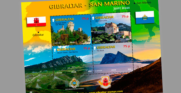 Gibraltar – San Marino Émission commune