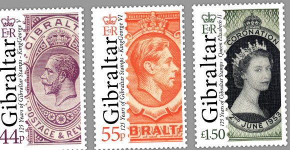 125 anniversario dei francobolli di Gi