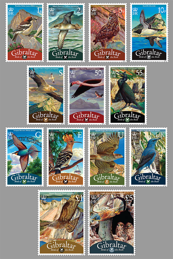 Definitive 2008 'Birds of Gibraltar'