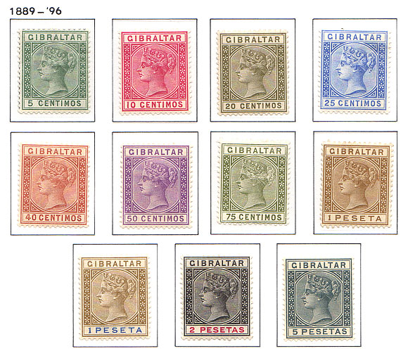 1889 QV Set - Spanish Currency