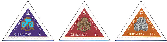1975 50 Aniversario Del Escultismo Femenino En Gib