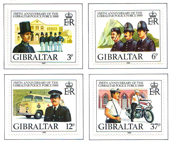 1980 150h Ann. of Gibraltar Police