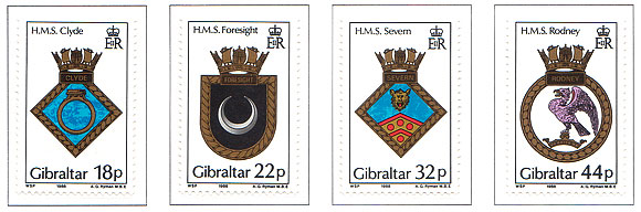 1988 Escudos del Royal Navy VII