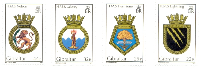 1986 Escudos Del Royal Navy