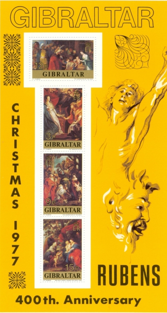 1977 Navidad. Pinturas De Rubens M/S
