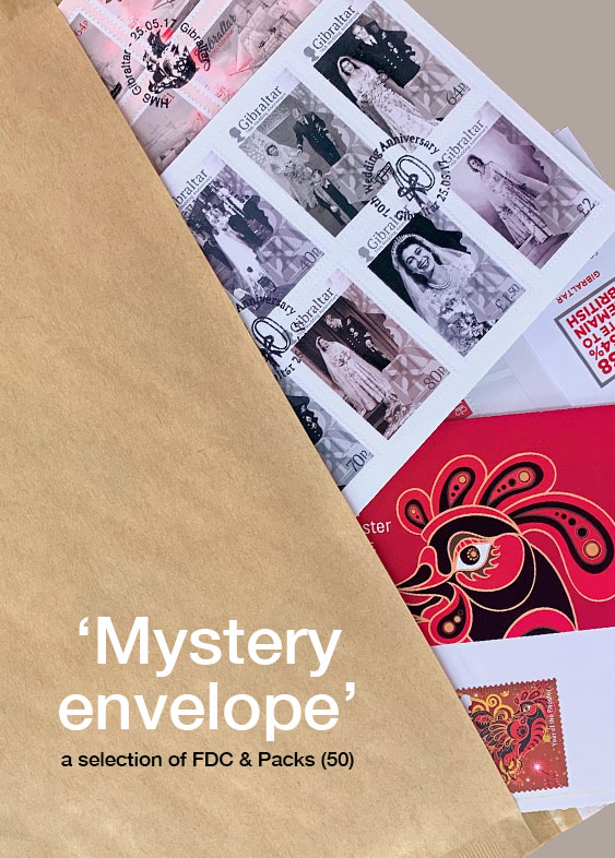 Mystery Envelope of FDC & Packs (50)