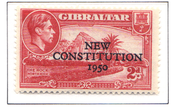 1950 KG VI  New Constitution 2d