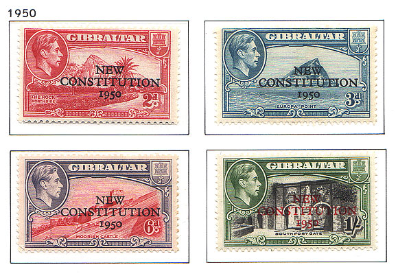 1950 King George VI  New Constitution