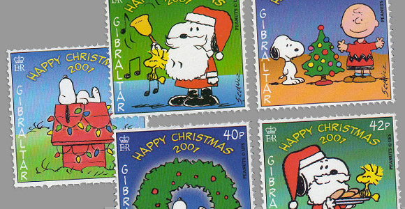 Navidad 2001 con Snoopy